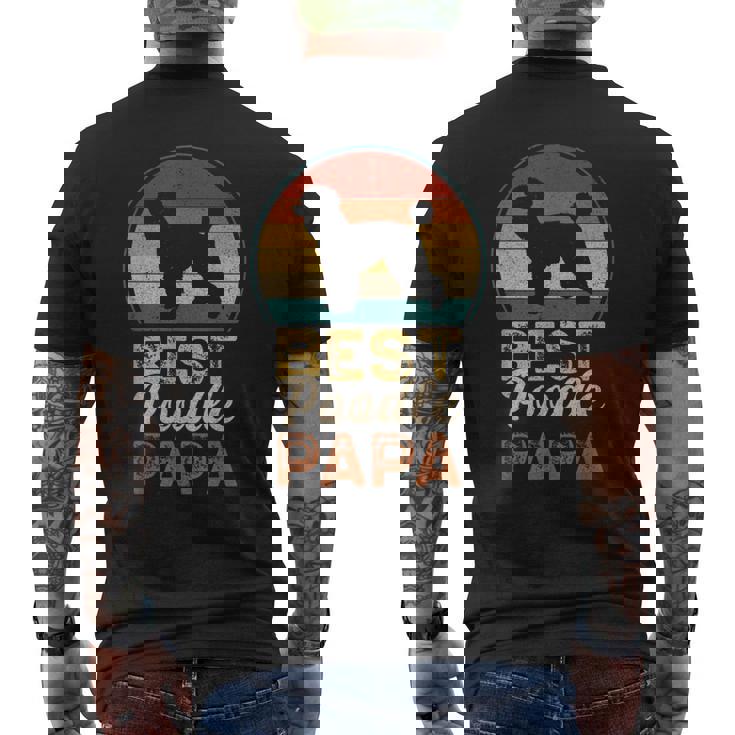 ベスト・プードル・パパ、父の日 メンズTシャツ バックプリント