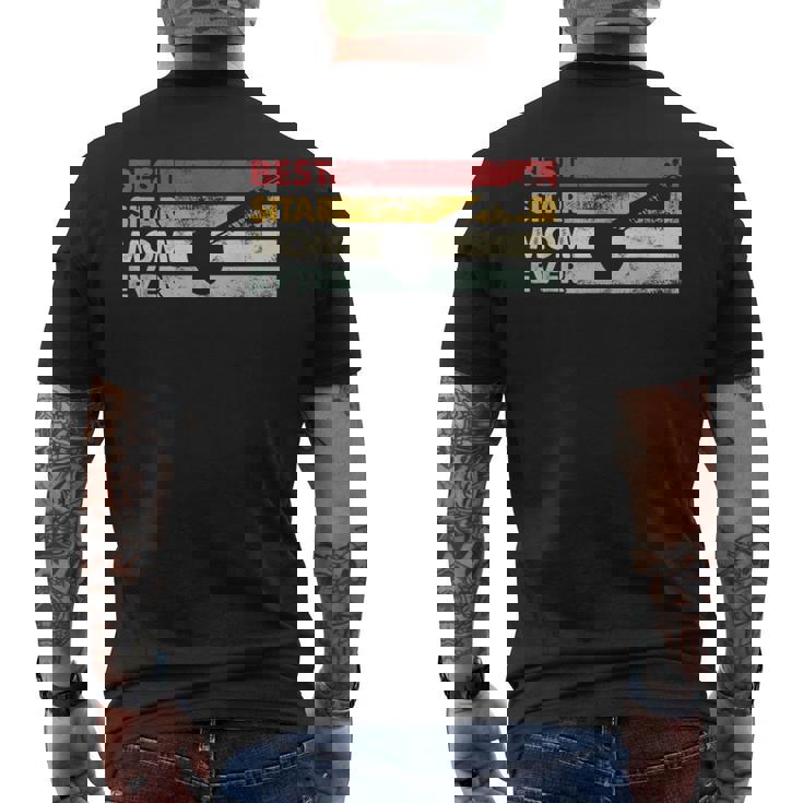 ベスト・マム・エバー-マザー・ヴィンテージ・シタール メンズTシャツ バックプリント