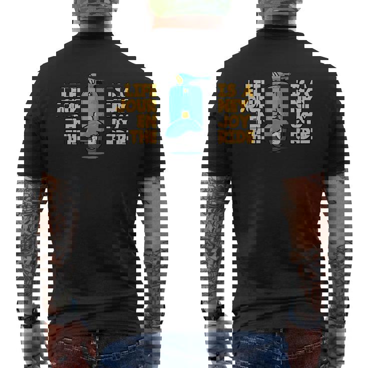 ベスパ-ライフ・イズ・ア・ジャーニー メンズTシャツ バックプリント