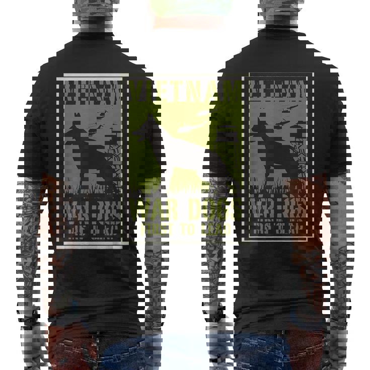 ベトナム戦争犬 メンズTシャツ バックプリント