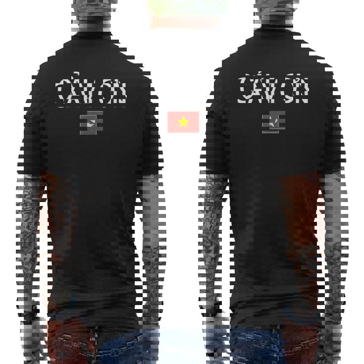 ベトナム語で「ありがとう」 ベトナム メンズTシャツ バックプリント