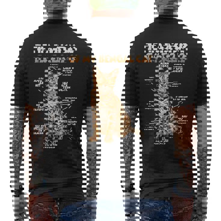 ベンガル語メンズTシャツ バックプリント