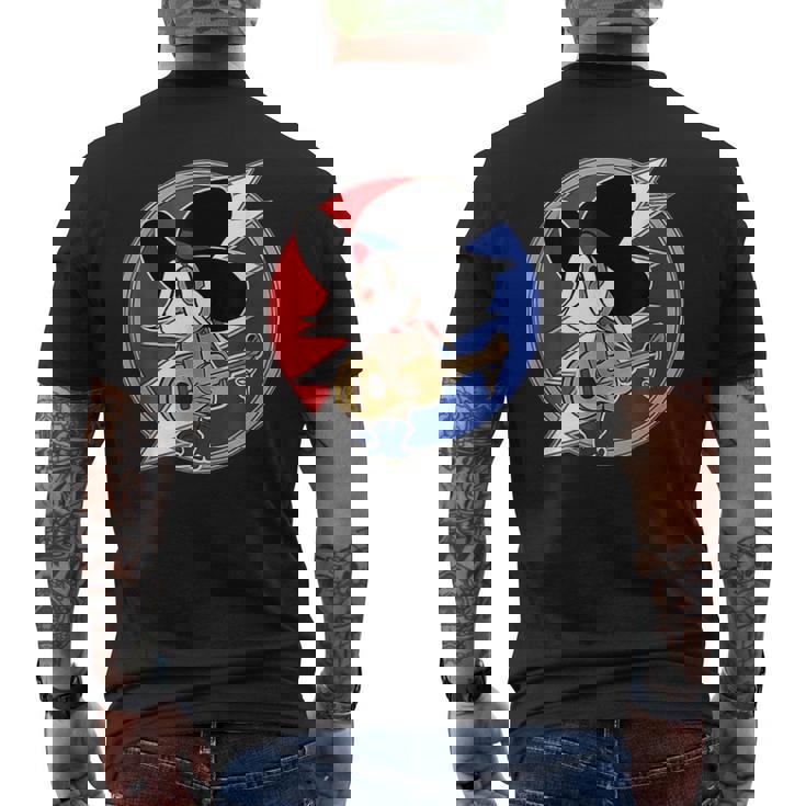 ペコスおじさん クランボーン メンズTシャツ バックプリント