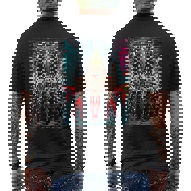 ホットガールオンtシャツ 男性用 セクシーブーティービキニモデル&車 メンズTシャツ バックプリント