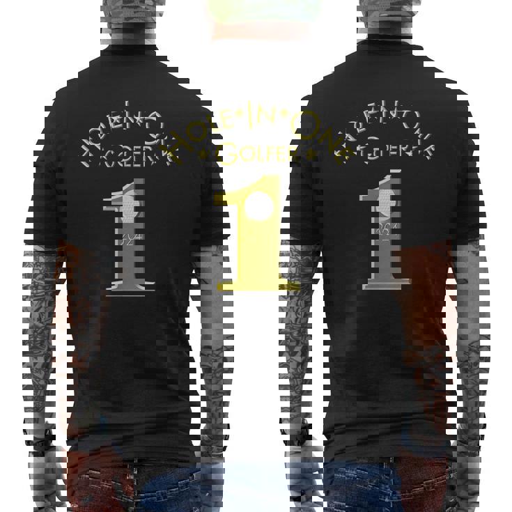 ホールインワンゴルファー 2024 ホールインワン ゴルフ 記念品 ホールインワン ゴルファー 2024 メンズTシャツ バックプリント