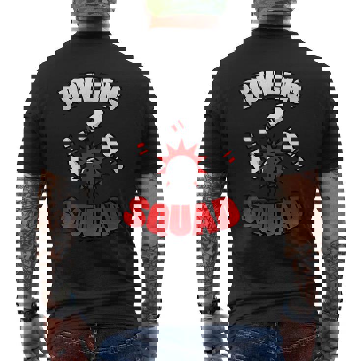 ボウラーのためのボウリングチームの面白い引用 メンズTシャツ バックプリント