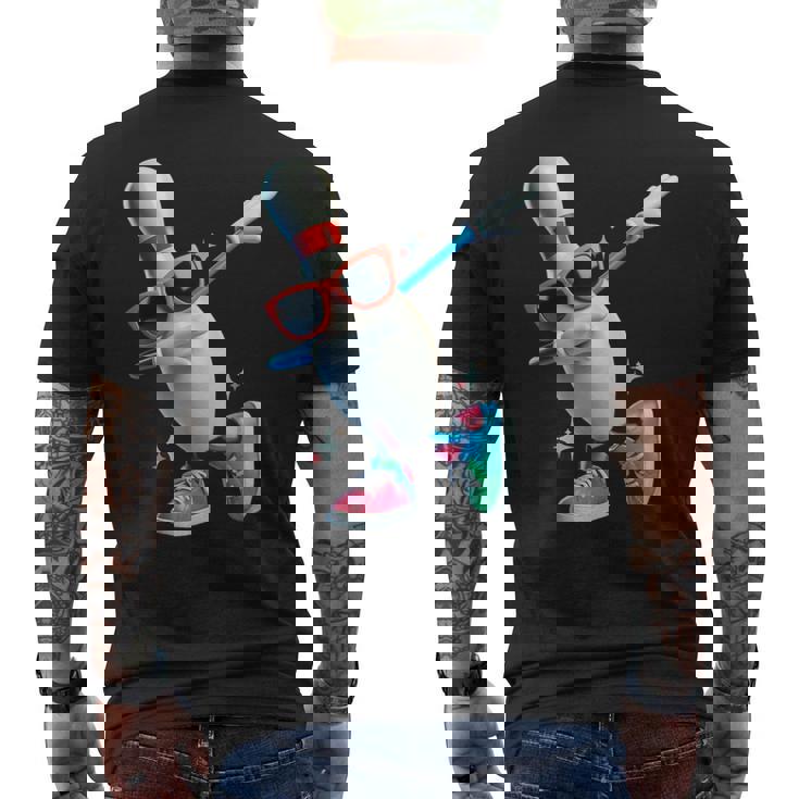 ボウリングピン ダビングサングラス ボウラープレイヤー キッズ メンズ レディース メンズTシャツ バックプリント