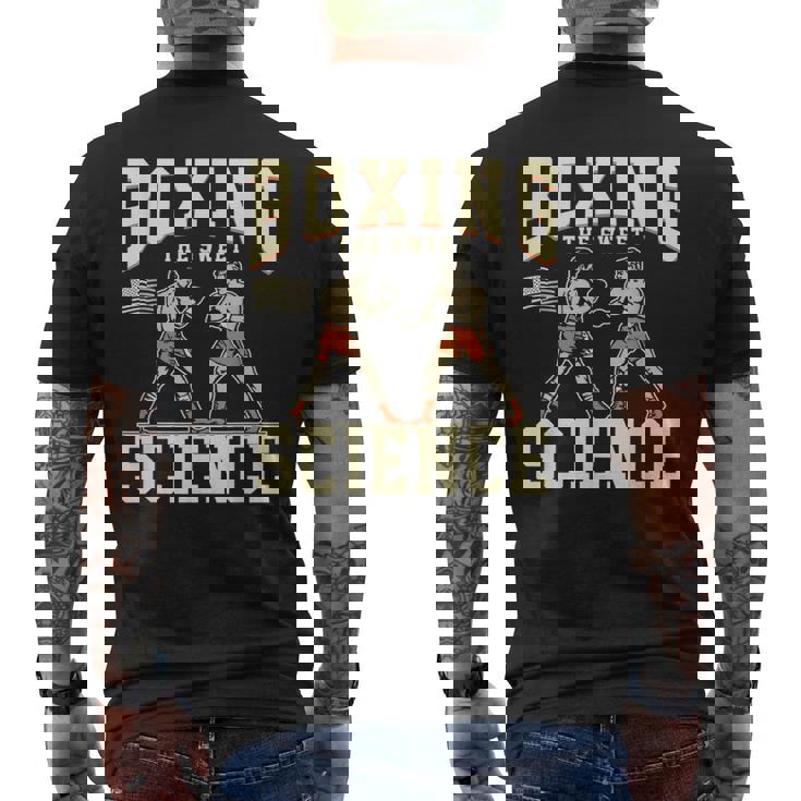 ボクシングtシャツ Theweetcience ボクサーtシャツ メンズTシャツ バックプリント