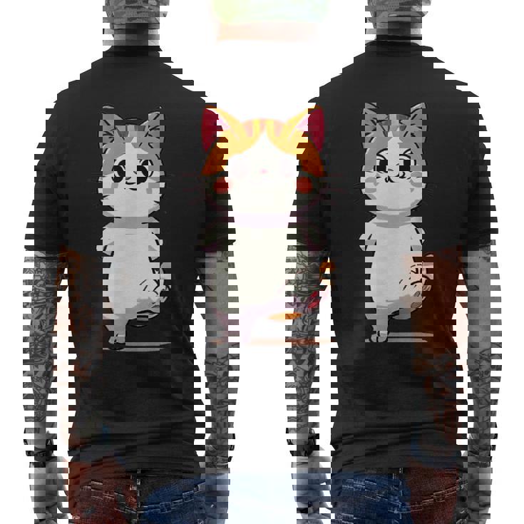 ボス猫 Boss Cat メンズTシャツ バックプリント