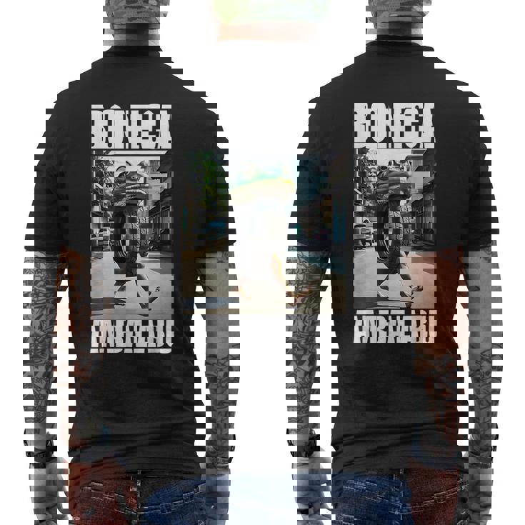 ボネカアンバラブ-イタリアンブレインロットミーム メンズTシャツ バックプリント