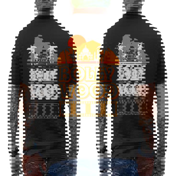 ボリウッド 映画愛好家 ヒンディーシネマ ヴィンテージ インド70年代インド メンズTシャツ バックプリント