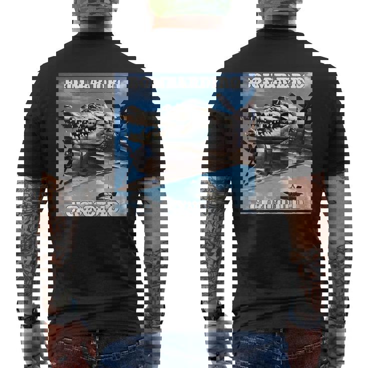 ボンバルディーロクロコダイルミーム メンズTシャツ バックプリント