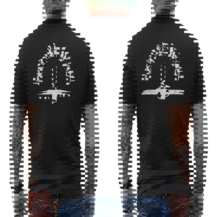 ボーン・ウィズ・ウイングス メンズTシャツ バックプリント