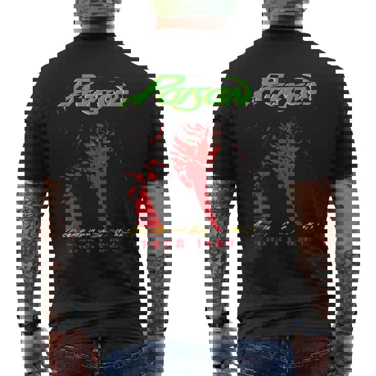 ポイズン Poison Tour 1989 メンズTシャツ バックプリント