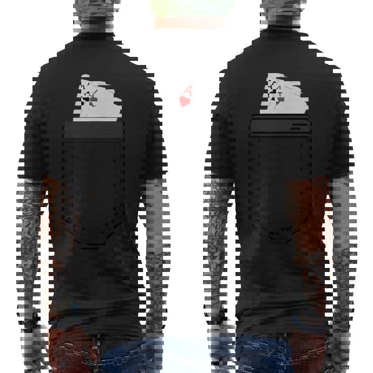 ポケットエースポーカー メンズTシャツ バックプリント