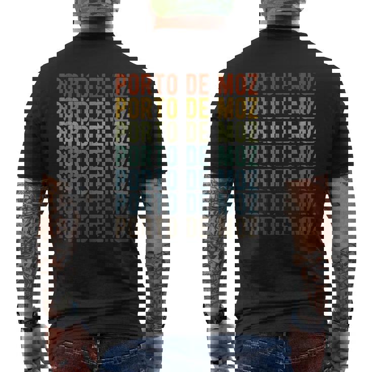 ポルト・デ・モズ シティ ブラジル レトロ メンズTシャツ バックプリント