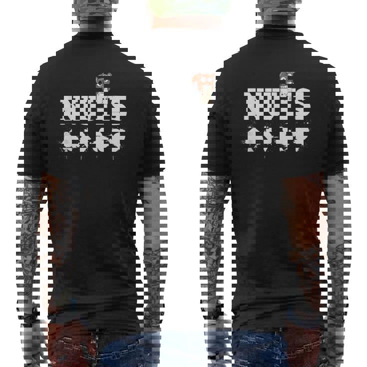 メンズ ポーカーデザイン リスの実カードゲーム ポーカーギフト メンズTシャツ バックプリント