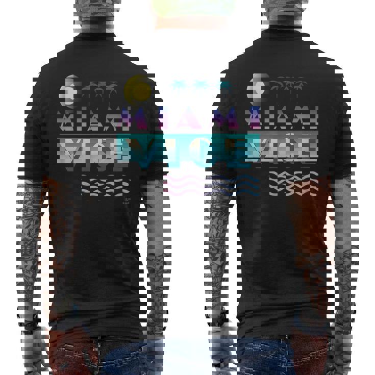 マイアミ・バイス Gradation メンズTシャツ バックプリント