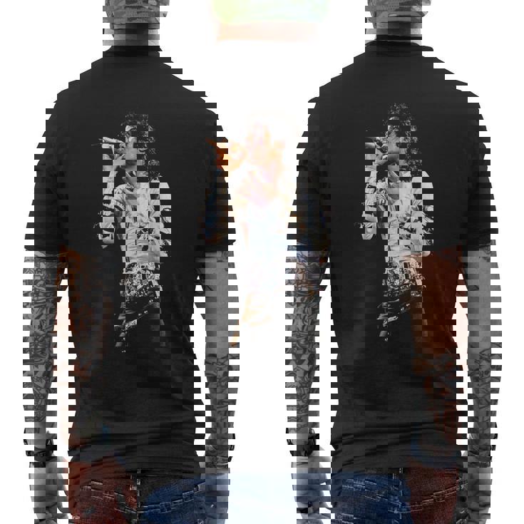 マイケル・ジャクソン 歌うライヴ・バッド・ワールド・ツアー 1988 メンズTシャツ バックプリント