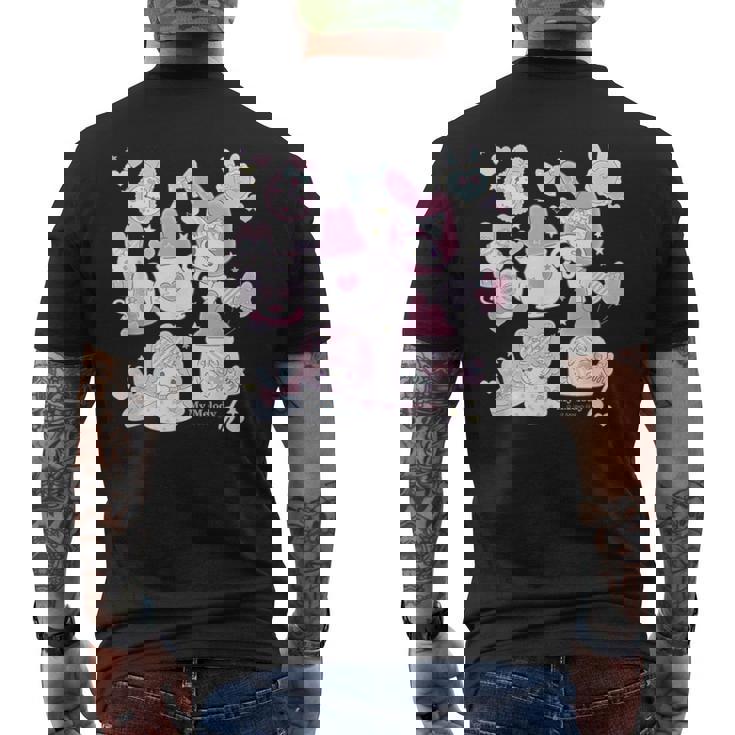 マイメロディ Usデザイン ティータイム メンズTシャツ バックプリント