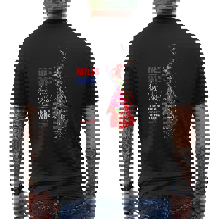 マイルス・デイビス、メルシー・マイルズ！ メンズTシャツ バックプリント