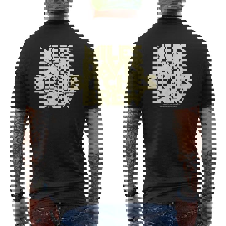 マイルス・デイビス・ビッチズ・ブリュー メンズTシャツ バックプリント