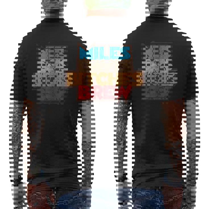 マイルス・デイビス・ビッチズ・ブリュー・ディストレストッド メンズTシャツ バックプリント