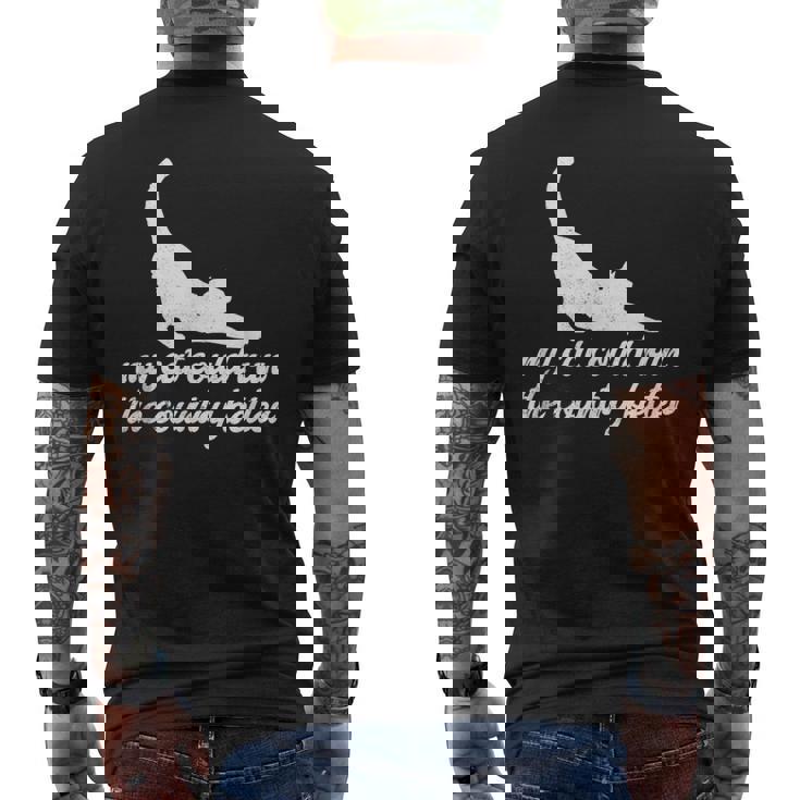 マイ・キャット・キャット・ザ・カントリー・ベター・キャッツ・アゲインスト・キャット・アメリカ メンズTシャツ バックプリント