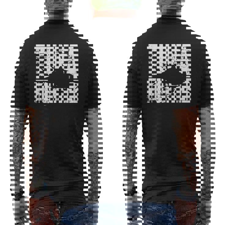 マグロハンター メンズTシャツ バックプリント