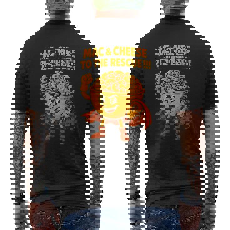 マック＆チーズ・トゥ・ザ・レスキュー！！！ メンズTシャツ バックプリント