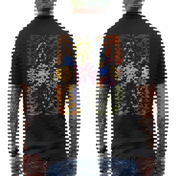 マティス ひまわり ヴィンテージ イエロー 花 アート 絵画 メンズTシャツ バックプリント