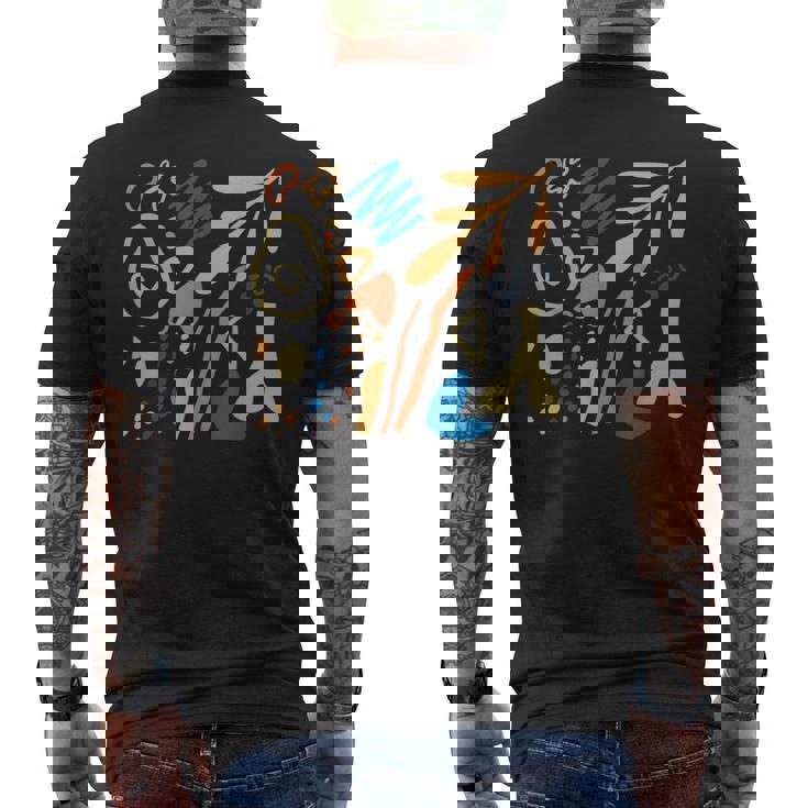 マティス 絵画 美的 アート 花 抽象 秋 メンズTシャツ バックプリント