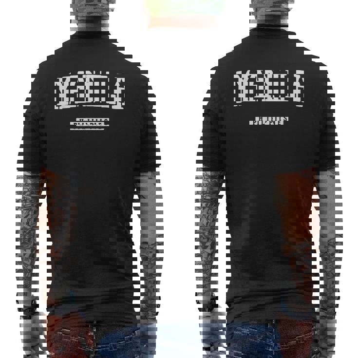 マニラ フィリピン メンズTシャツ バックプリント