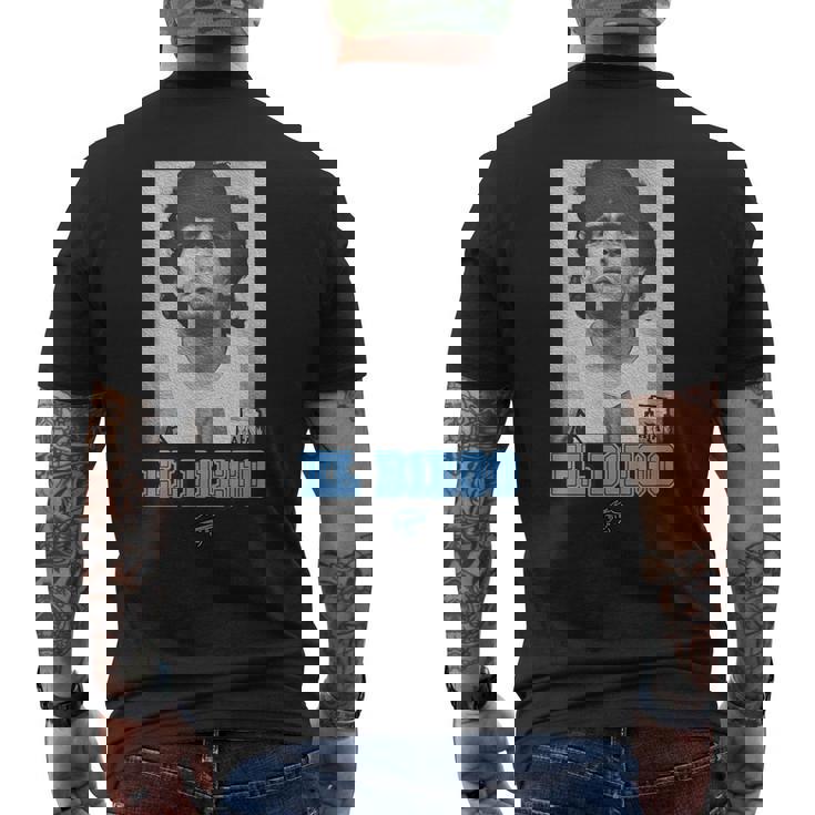 マラドーナ エルディエゴ アルゼンチン メンズTシャツ バックプリント