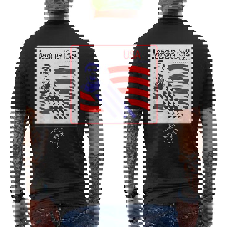 マラドーナアメリカ 94 メンズTシャツ バックプリント