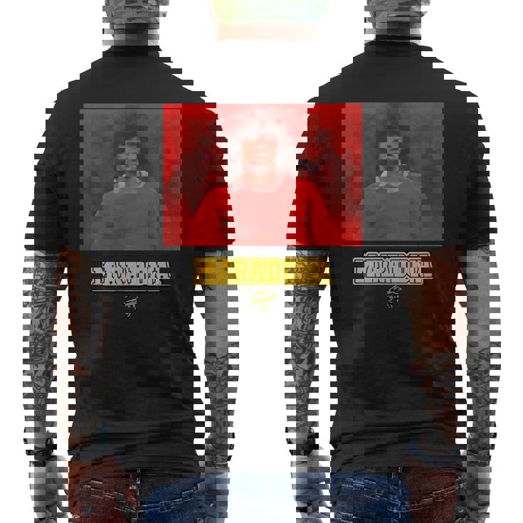 マラドーナ・アルヘンティノス・ジュニアーズ メンズTシャツ バックプリント