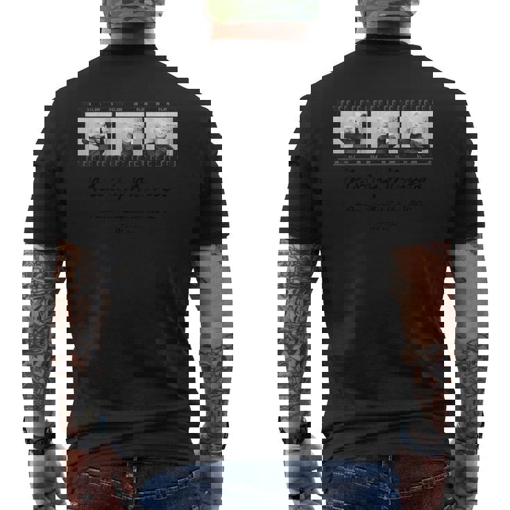 マリリンモンロー_001 メンズTシャツ バックプリント