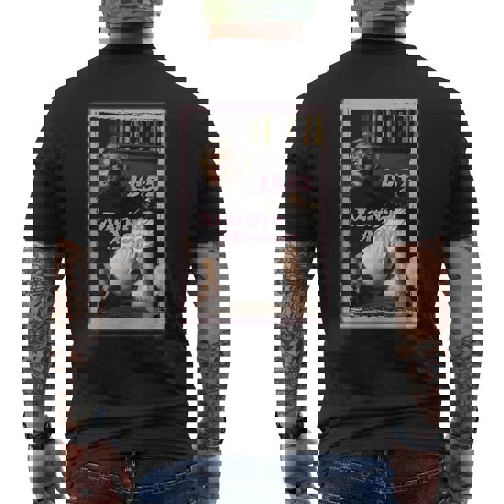 マリリンモンロー_003 メンズTシャツ バックプリント