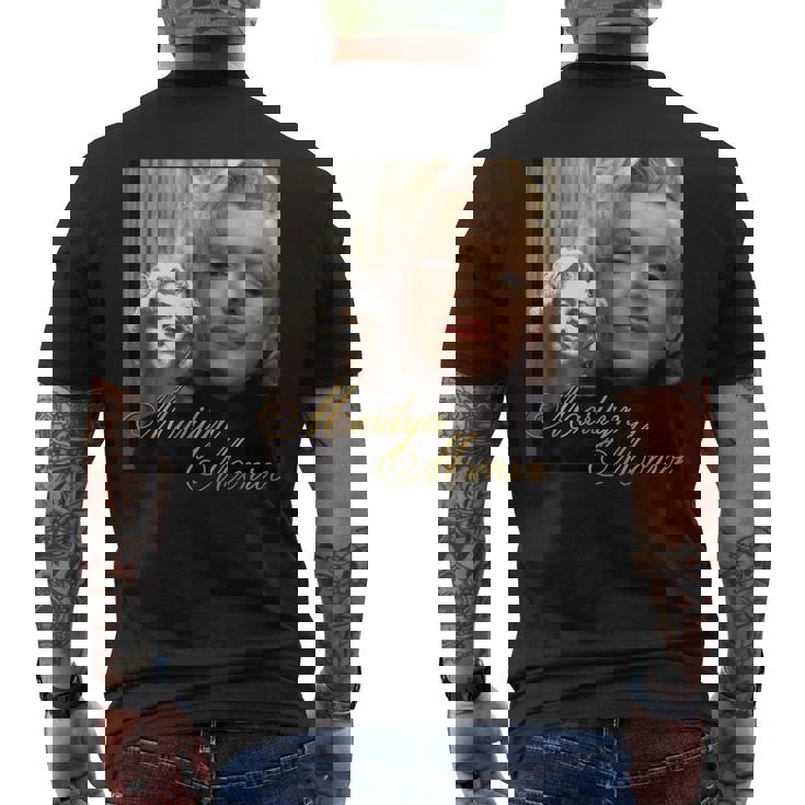 マリリンモンロー_004 メンズTシャツ バックプリント