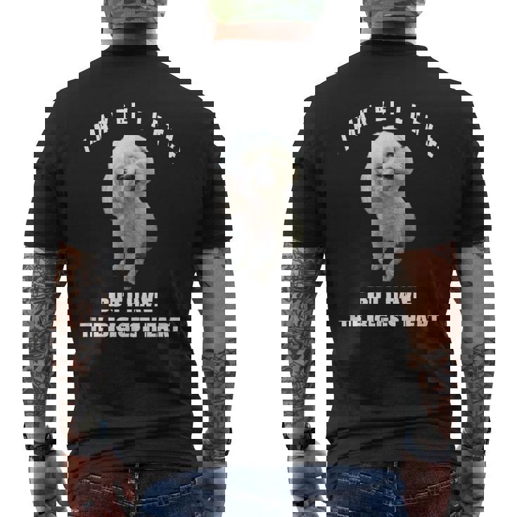 マルチーズ犬デザイン 面白い引用句 マルチプー ミックスオーナー メンズTシャツ バックプリント