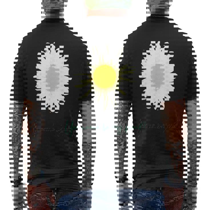 マーガレット デザイン フレンド メンズTシャツ バックプリント