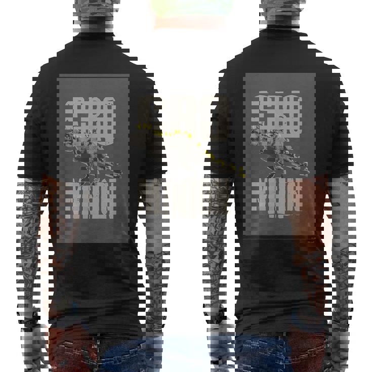 ミニオン Crominiondinosaur メンズTシャツ バックプリント