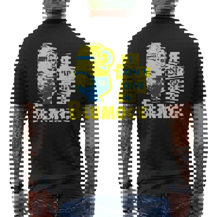 ミニオン I Don't Give A Blumock メンズTシャツ バックプリント