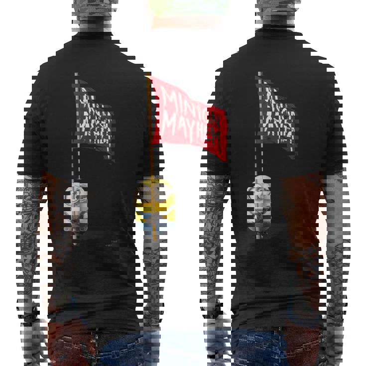 ミニオン Flag Bob メンズTシャツ バックプリント