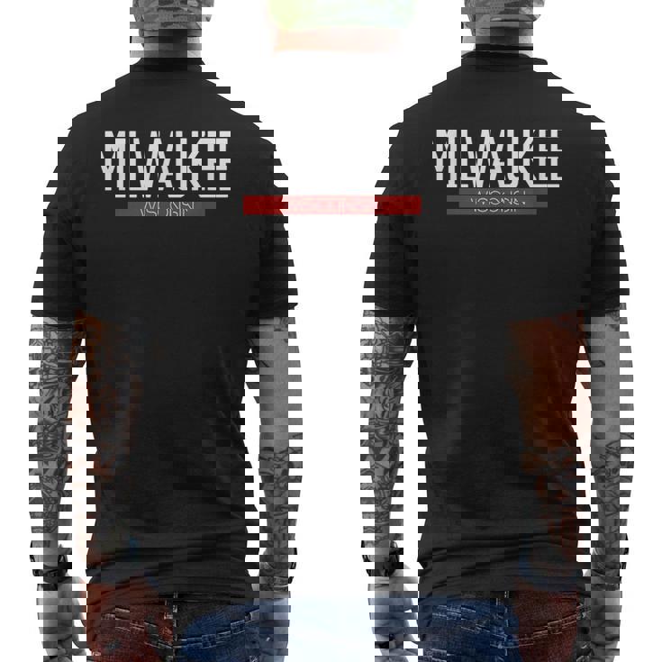 ミルウォーキー ウィスコンシン お土産 ヴィンテージ ウィスコンシン ミルウォーキー メンズTシャツ バックプリント