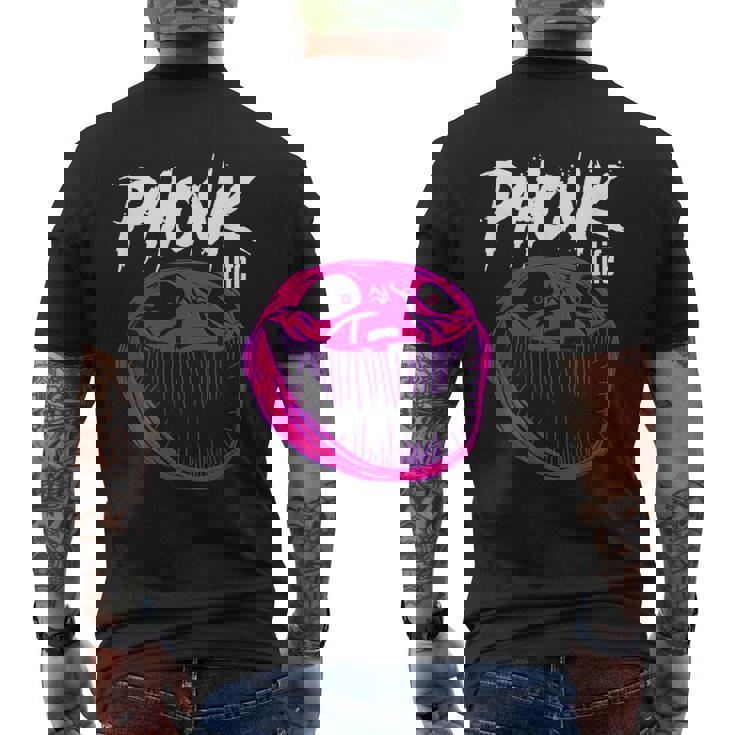 ミーム 怖いトロール シグマフォンク メンズTシャツ バックプリント