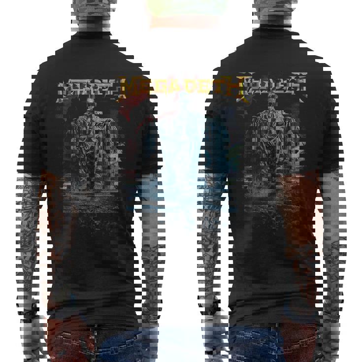 メガデス ヴィック・リンカーン メンズTシャツ バックプリント