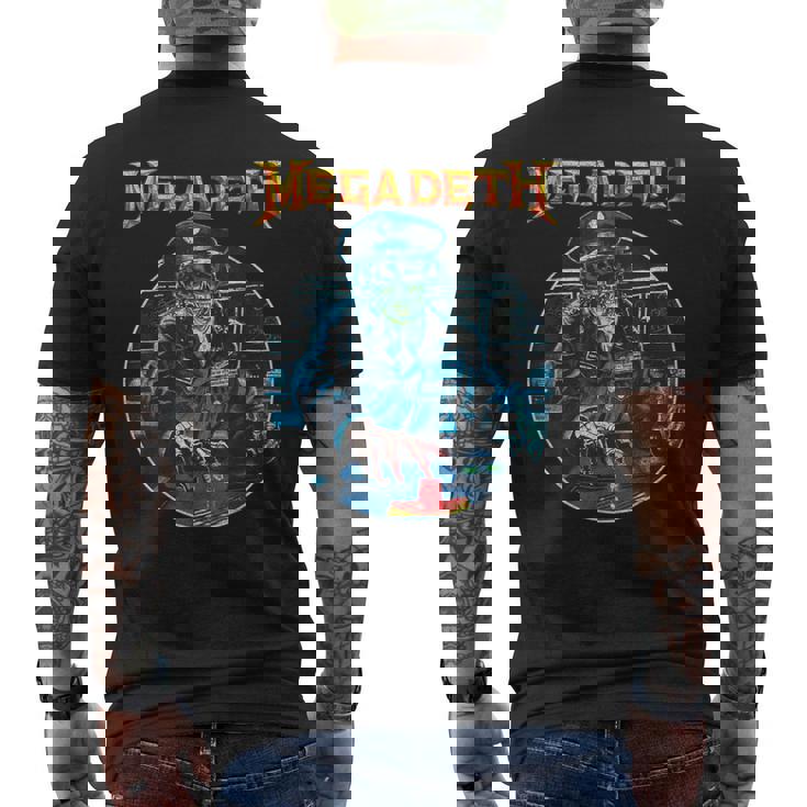 メガデス ヴィンテージ ジェネラル ヴィック メンズTシャツ バックプリント