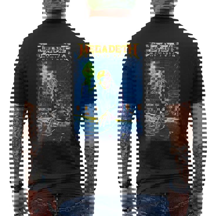 メガデス-ラスト・イン・ピース メンズTシャツ バックプリント
