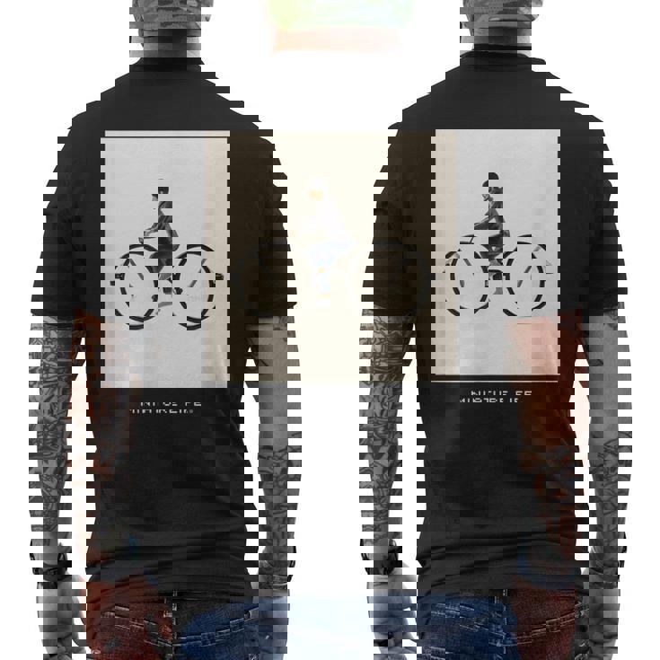 メガネでかけ回る メンズTシャツ バックプリント